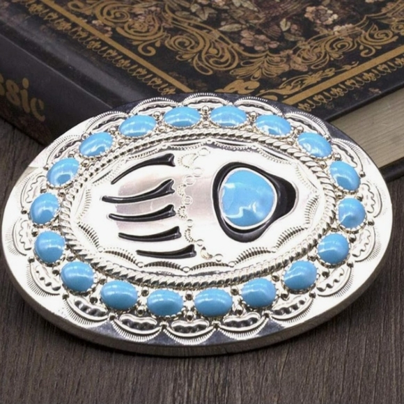 New bear claw belt buckle approximately 3.75 inch - Picture 7 of 9